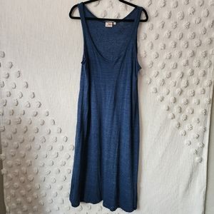 Adriano Goldschmied Blue T-shirt Maxi Dress size Medium